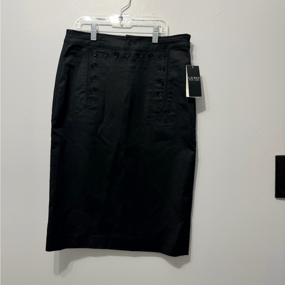 Ralph Lauren Black Pencil Skirt